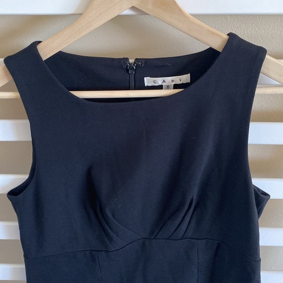 CAbi 224 Sleeveless Black Ponte Uptown Knit Top Size 6 - Picture 3 of 10